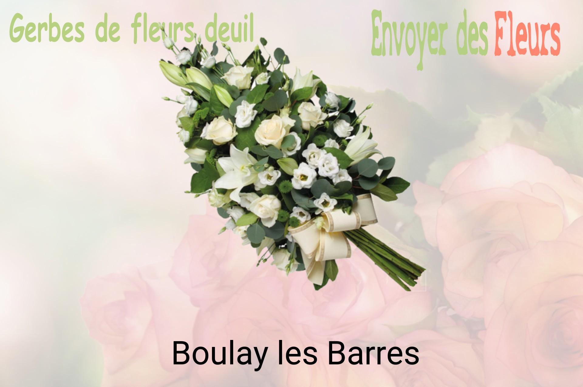 Gerbe de fleurs de deuil livrée à Boulay-les-Barres